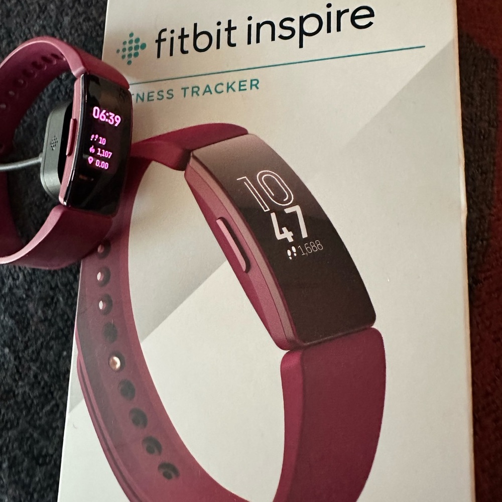 Fitbit Inspire Fitness Tracker in Sangria